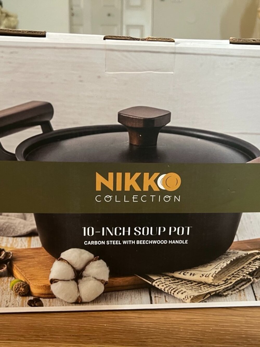 Nikko Collection 10” Soup Pot Carbon Steel